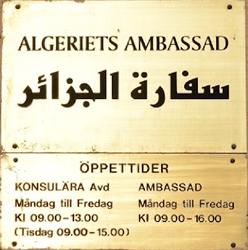 Algerie a stockholm