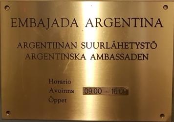 Argentine a helsinki 1