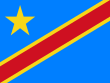 Flag of the democratic republic of the congo svg