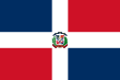 Flag of the dominican republic svg