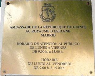 Guinee a madrid