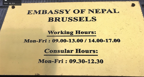 Nepal a bruxelles