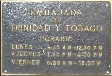 Trinite et tobago a caracas